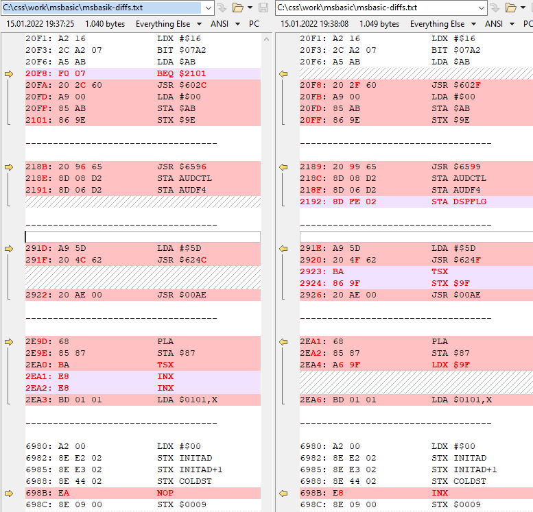 Microsort BASIK.asm